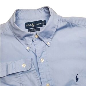 Ralph Lauren Blake Oxford Shirt Mens Large Button Down Light Blue Cotton LS